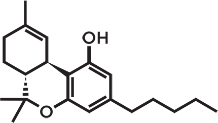 Chemical structure for Delta-9
