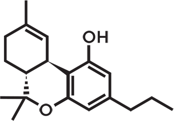 Chemical structure for THCv